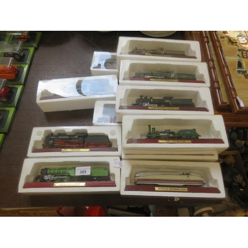 305 - 12 Model Steam Trains