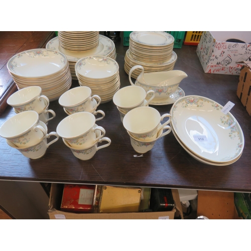 312 - Royal Doulton Twelve Setting Dinner Service - Juliet