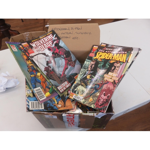 338 - Box of Superhero Comics (Green Lantern, Action Comics, Worlds Finest Etc)