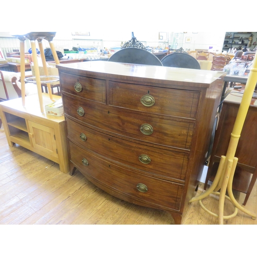 370 - Mahogany Bow Front Chest of Drawers