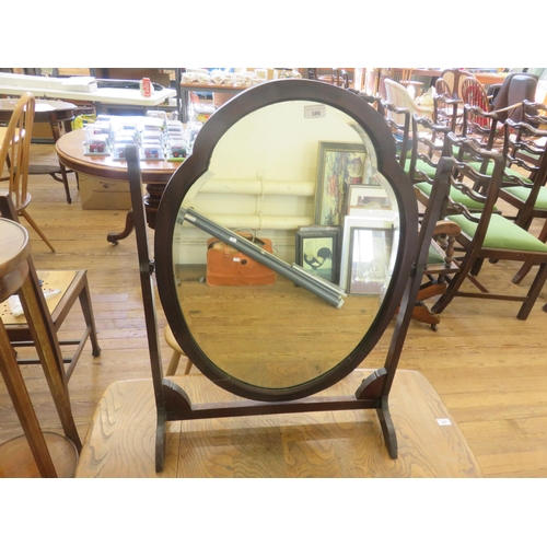 386 - Mahogany Framed Dressing Mirror