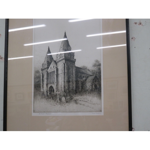 41 - Framed Etching 