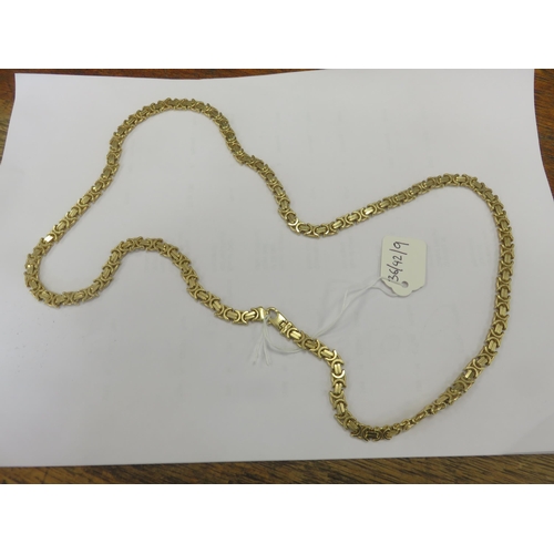 94 - Heavy 18ct Gold Necklace, 109.3 grams