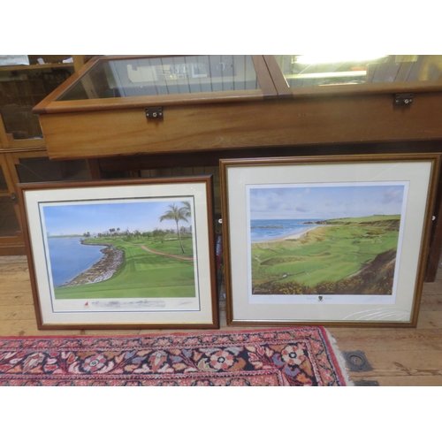 30 - Four Various Signed Golfing Prints