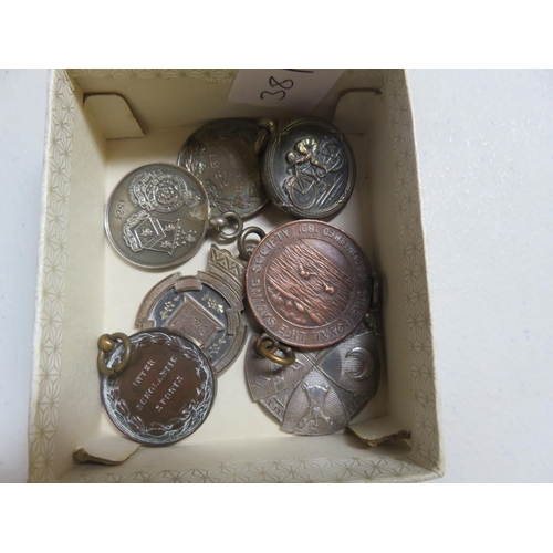 119 - Mixed lot of Five Silver and two Bronze Medallions