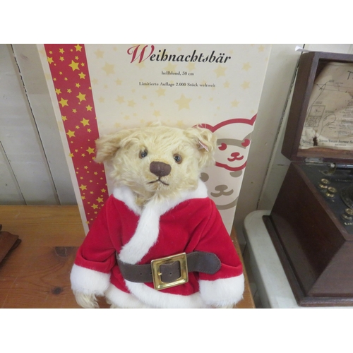 179 - Boxed Limited Edition Steiff Christmas Bear