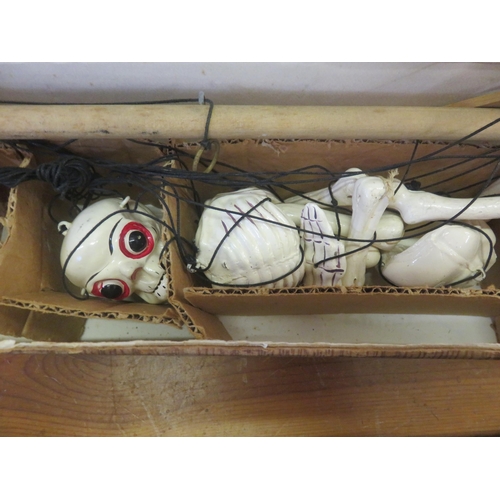 186 - Pelham Skeleton Puppet in Original Box