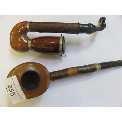 255 - Two Tobacco Pipes