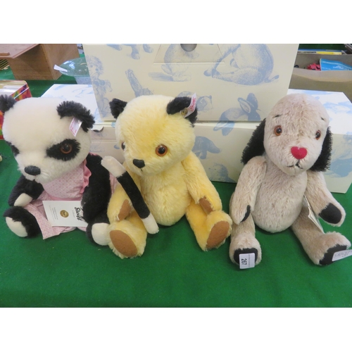 267 - Three Boxed Steiff Models, Sooty, Sweep and Soo