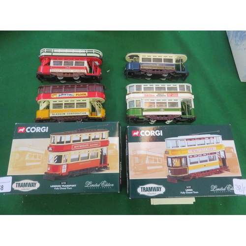 268 - Six Corgi Tramway Classic Trams