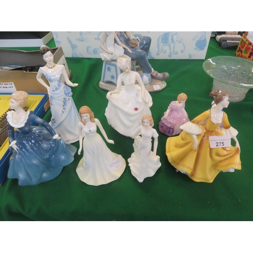 275 - Eight Various Doulton Figures