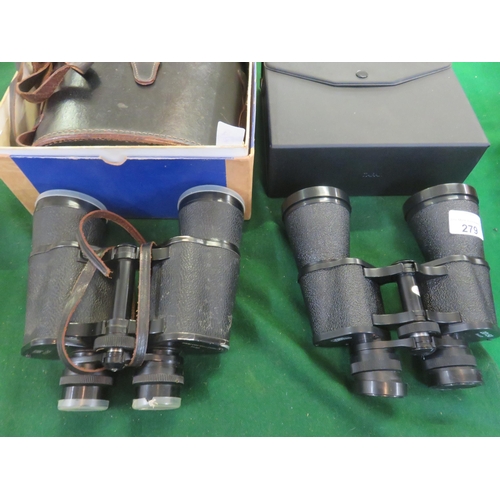 279 - Regent 7x50 and Martz Scheffel 20x50 Binoculars