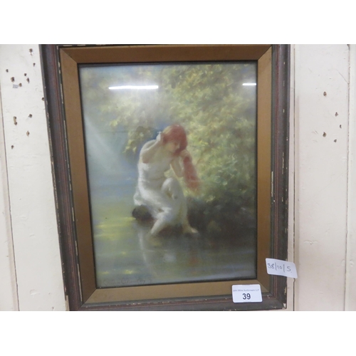 39 - Framed Pastel 