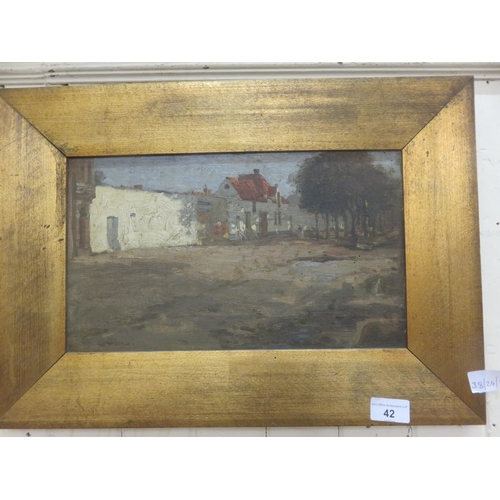 42 - Gilt Framed Oil Painting 