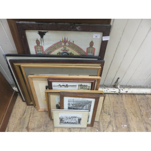 46 - Quantity of Framed artwork and Photographs of the Gordon Highlanders Regiment