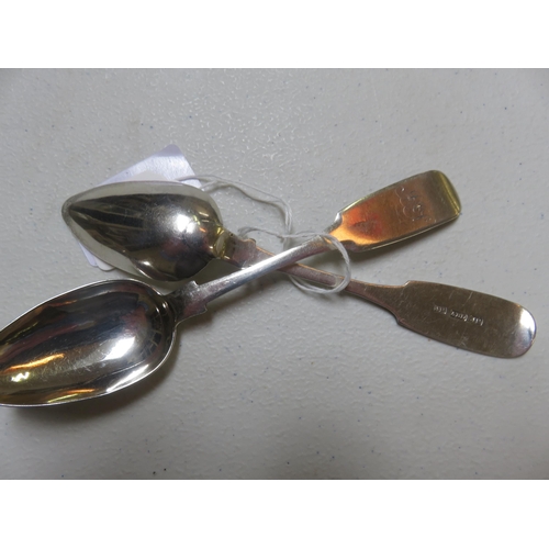 80 - Pair of Aberdeen Silver Teaspoons by James Pirie