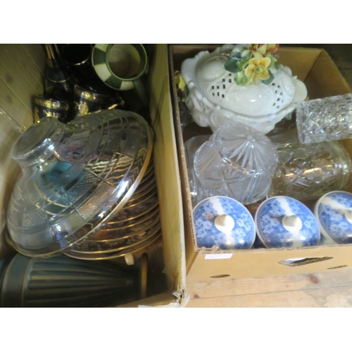 383 - Quantity of Ceramics and Glass including Indian Tree Dinner Ware