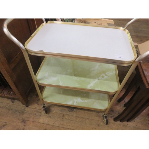 435 - Vintage Three Tier Trolley