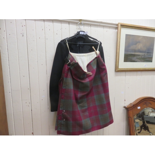 445 - Smith Tartan Kilt and Jacket 40-42