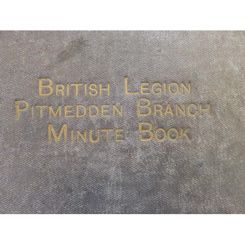 452 - British Legion Pitmedden Branch Minute Book from 1932