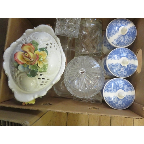 383 - Quantity of Ceramics and Glass including Indian Tree Dinner Ware