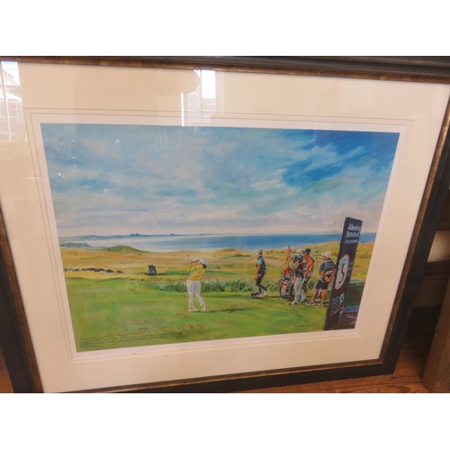 12 - Framed Thomson Print, Aberdeen Standard Investment, Ladies Scottish Open 2019