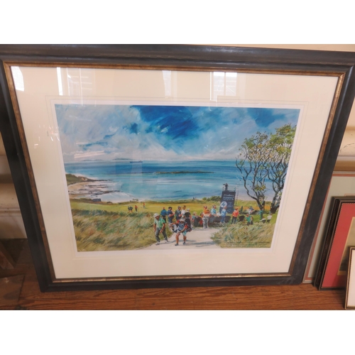 17 - Framed Thomson Print, Aberdeen Standard Investment Scottish Open 2019