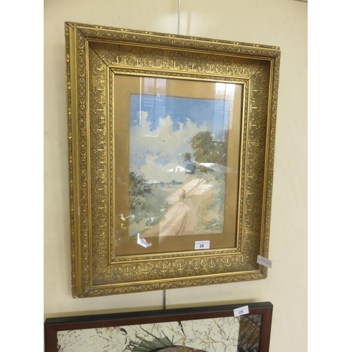 28 - Gilt Framed Watercolour Sketch 