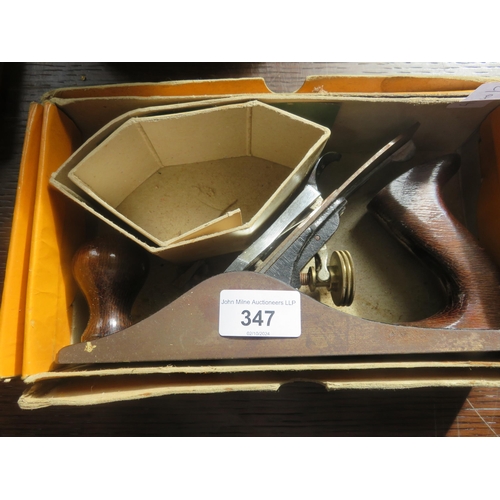 347 - Boxed Vintage Stanley Number 4 Woodworking Plane