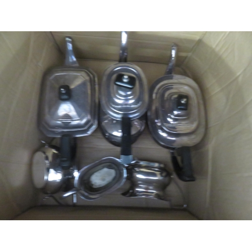 350 - Box of Silver Plated Tea Ware