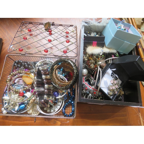 356 - Two Boxes of Costume Jewellery