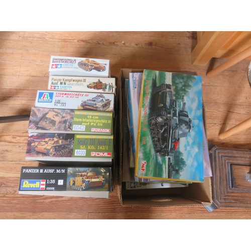 368 - Two Boxes of German WW2 Vehicle Model Kits (used)