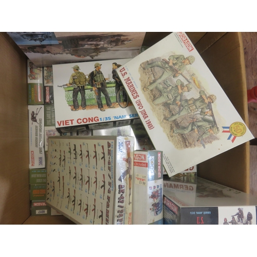 380 - Box of Mainly Dragon Soldier Figurine Model Kits (Main Unused)