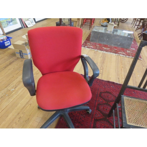 383 - Red Office Swivel Chair