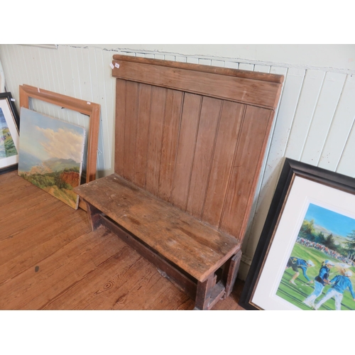 405 - Rustic Style Pine Pew