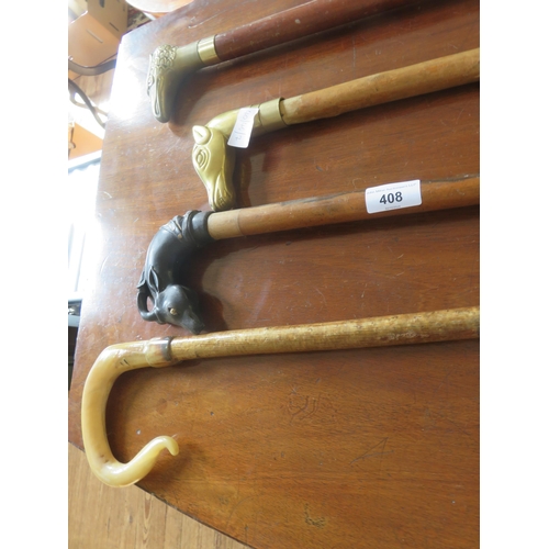 408 - Four Walking Sticks