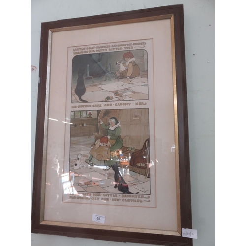 66 - Framed Cecil Aldin Print - Little Polly Flinders