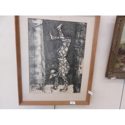 8 - Framed Print - Acrobat - Carlo Rossi R.S.W.