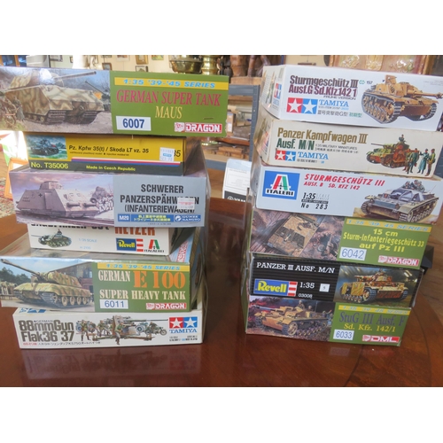 368 - Two Boxes of German WW2 Vehicle Model Kits (used)