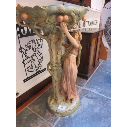 10 - Royal Dux Figure Decorative Centrepiece, 51cm tall