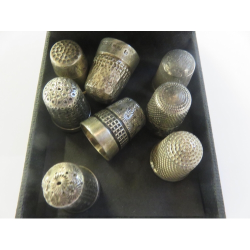 3 - Seven Thimbles at least 3 are silver