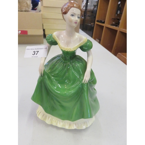 37 - Coalport Lady Figure : Heather