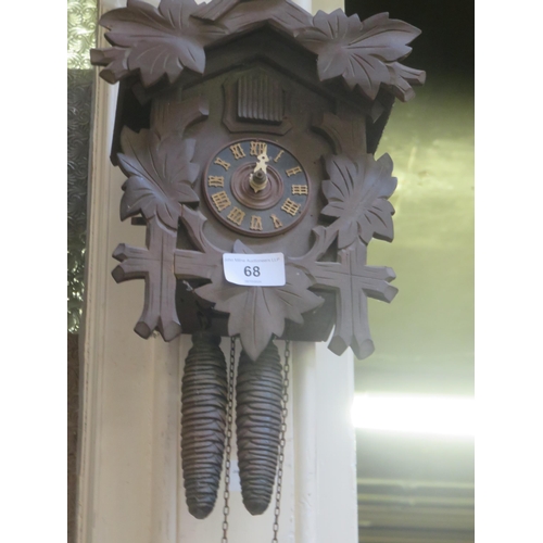 68 - Cuckoo Clock with Parts