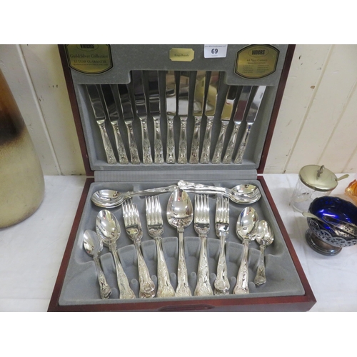 69 - Canteen of Viners Silver Plated Cutlery