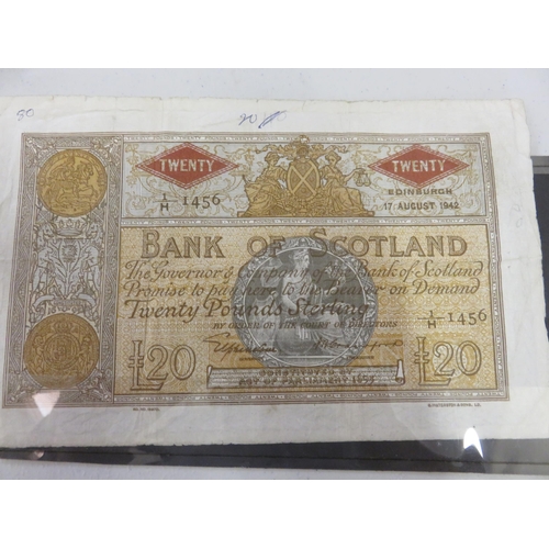 8 - 1942 Bank of Scotland £20 note