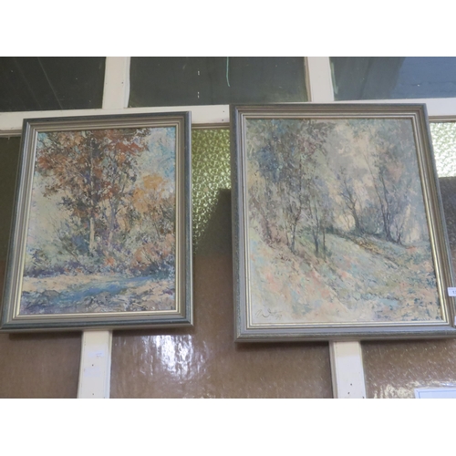 131 - Pair of 1960's Oil Paintings 