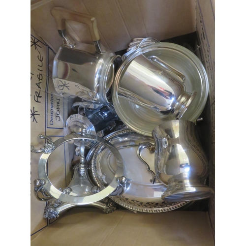 271 - Box of Silver Plate