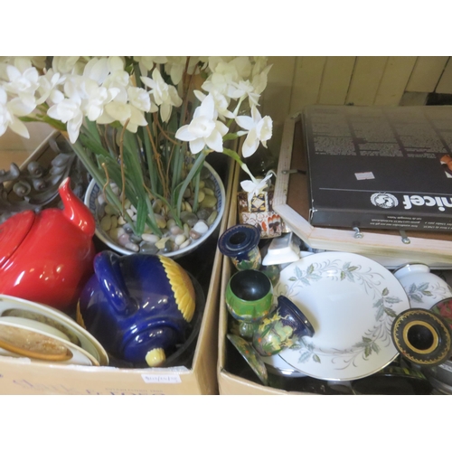 272 - Two boxes of bric-a-brac