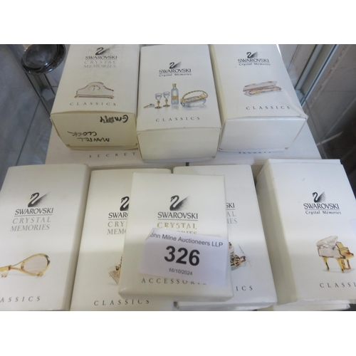 326 - Quantity of Swarovski: Classics Miniature pieces