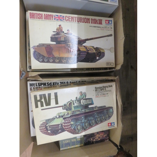 355 - Box of Infantry Fighting Vehicle Model Kits